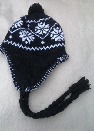 Шапка на завязках на пiдростка