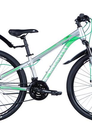 Велосипед st 26" discovery trek am dd рама- з крилом pl 2024 (сріблястий)