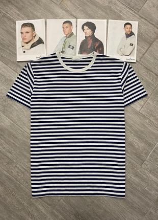 Футболка nanamica coolmax stripe jersey tee