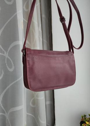 Шкіряна сумка yoshi lichfield жіноча сумка мессенджер крос боді yoshi2 фото