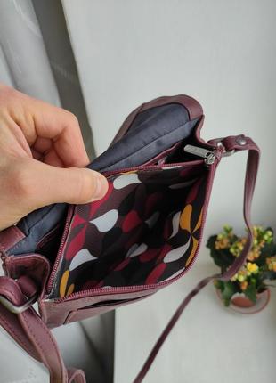 Шкіряна сумка yoshi lichfield жіноча сумка мессенджер крос боді yoshi7 фото