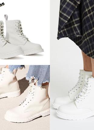 Шкіряні чоботи ботинки dr. martens pascal mono