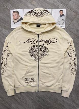 Ed hardy zip up jacket hotsell