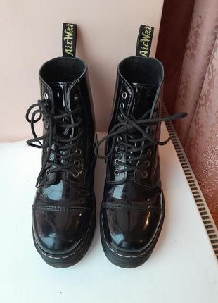 Сапоги 38р теплые dr martens jadon1 фото