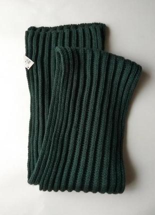 Новый вязаный зеленый шарф h&amp;m2 фото