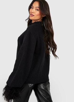 Свитер boohoo без меха 5