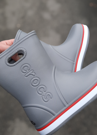 Сапоги женские в стиле crocs/ сапоги ботинки дутики резиновые сапоги