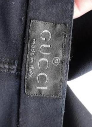 Оригинальные натуральные хлопковые стрейчевые джинсы брюки gucci размер 30 высокая посадка7 фото