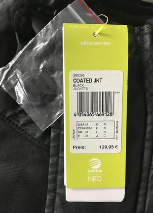 T -20 c. зимняя куртка adidas neo coated jacket parka s90298 оригинал6 фото