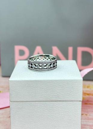 Серебряная кольца pandora «вечное очарование»4 фото