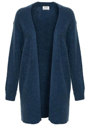 Acne studios raya жіночий кардиган на запах кофта шерсть мохер оригінал розмір xs-s
