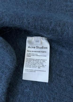 Acne studios raya женский кардиган на запах кофта шерсть мохер оригинал размер xs-s4 фото