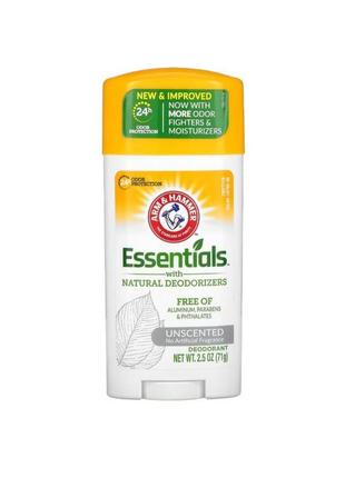 Arm and hammer essentials антиперспірант без запаху1 фото