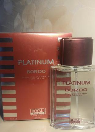 Platinum bordo парфюмерная вода для мужчин 100мл