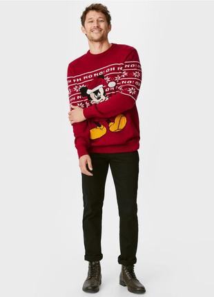Свитер новогодний c&amp;a disney xxl можно как оверсайз.