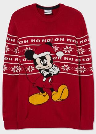 Свитер новогодний c&amp;a disney xxl можно как оверсайз.