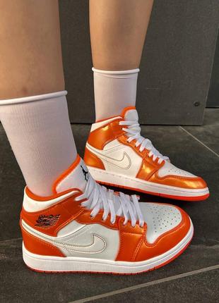 Високі жіночі шкіряні кросівки в стилі One air jordan 🆕 найк джордан