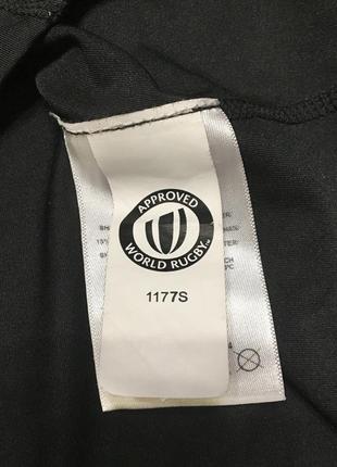 Захисна регбійна компресійна футболка canterbury регбі захист щитки rugby shirt регульовачка ігрова жилет gilbert6 фото