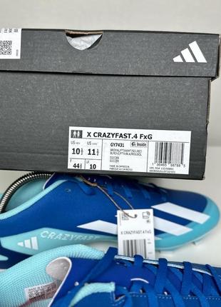 Футбольные бутсы мужские adidas x crazyfast.4 оригинал новые в коробке7 фото