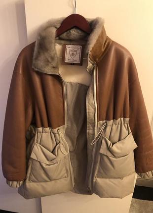Куртка з натуральною норкою thomas bieber furs collection2 фото