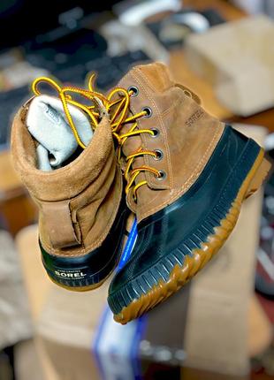 Мужские ботинки  sorel cheyanne  chipmunk duck boots  /  waterproof / eur 42.5
