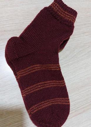 Жіночі вязані носки, шкарпетки . ручна в'язка  35-407 фото