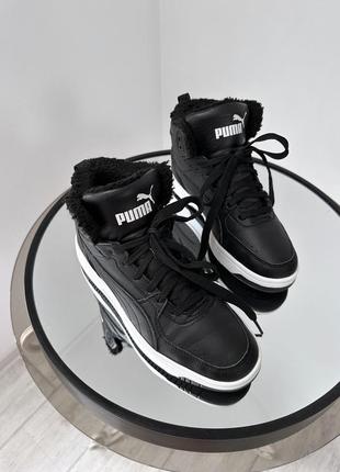 Шикарные хайтопы на меху  puma5 фото