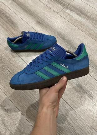 Мужские замшевые кроссовки adidas gazelle 40.5 г.