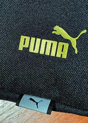 Puma king portable cross body bag black 079269 01 небольшая сумка на плечо борсетка оригинал черная8 фото