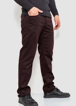 Утепленные брюки брюки брючины коричневые.3 фото