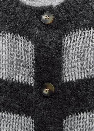 Кардиган женский, цвет серый😍 кофта светр светрик нова коле шерсть вовна альпака7 фото