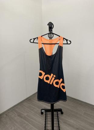 Спортивная женская майка для бега adidas1 фото