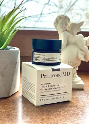 Антивіковий нічний крем perricone md high potency retinol recovery overnight moisturizer