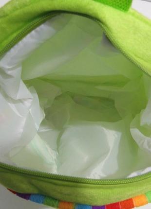 Детский плюшевый рюкзак "зверята и домик" (жабка) 16-12-0055 фото