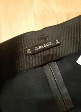 Кожаные лосины штаны брюки zara р.м8 фото