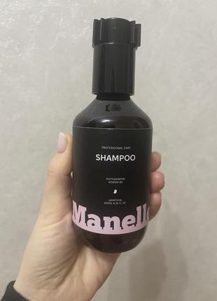 Шампунь безсульфатний manelle professional care phytokeratin vitamin b5 shampoo