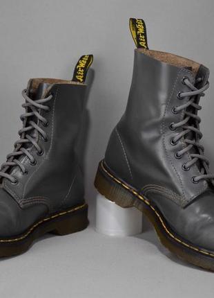 Dr. martens pascal 1460 ботинки серые кожаные. оригинал. 41 р./26.5 см.3 фото