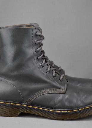 Dr. pride martens pascal 1460 ботинки серые кожаные. оригинал. 41 р./26.5 см.