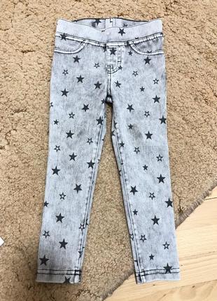 H&m джинсы лосины 92