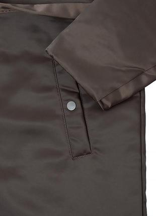 Женская куртка nike w nsw syn parka trend коричневый s (dx1799-237 s)3 фото