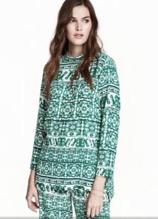 Блуза в цветочный принт из коллекции h&amp;m⭐️