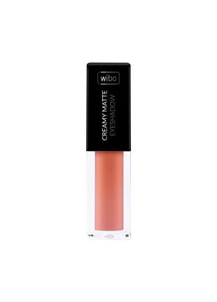 Кремовые матовые тени для век wibo creamy matte eyeshadow 02 4г burnt orange