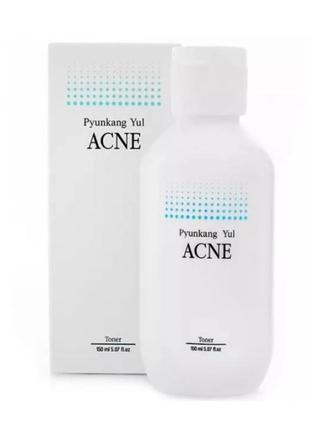 Набор для проблемной кожи pyunkang yul acne toner + acne spot patch super thin + acne dressing mask3 фото