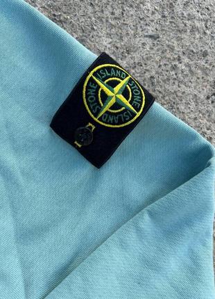 Світшот stone island м‘ятний | кофта стон айленд з патчем4 фото