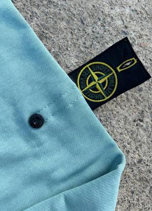 Світшот stone island м‘ятний | кофта стон айленд з патчем2 фото