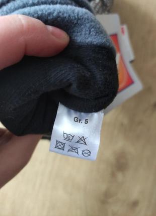 Фирменные детские термо варежки thinsulate , германия , размер 5. на 7-8 лет .