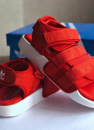 Сандали adidas adilette sandal red сандалі боссоножки босоніжки3 фото