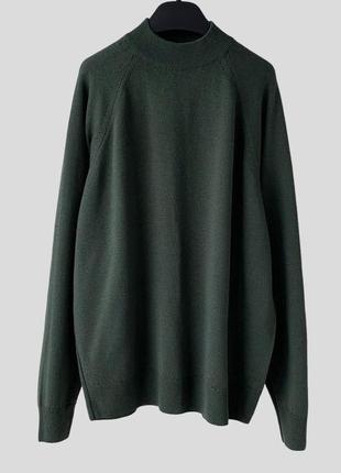 Вовняний светр із високим коміром woolmark водолазка 100% мериносова шерсть4 фото