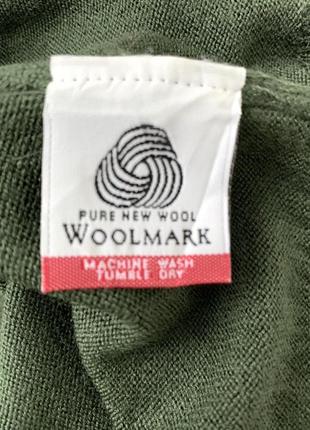 Вовняний светр із високим коміром woolmark водолазка 100% мериносова шерсть9 фото