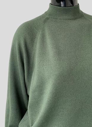 Вовняний светр із високим коміром woolmark водолазка 100% мериносова шерсть5 фото